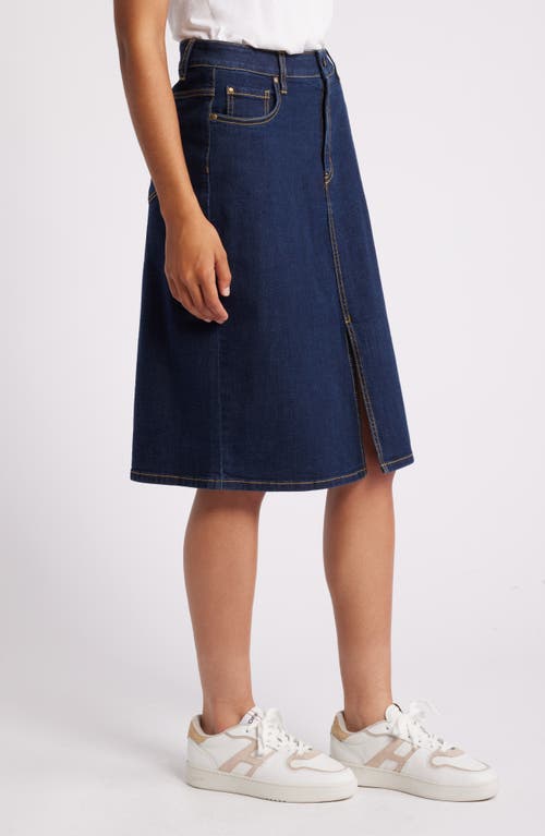 Shop Caslonr Caslon(r) Denim Skirt In Rinse Wash