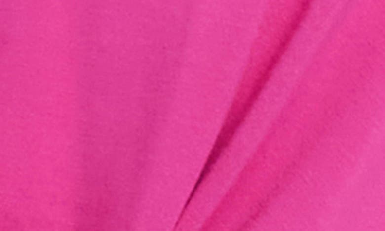 Shop Karen Kane Drape Front Top In Dark Pink