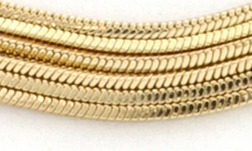 Panacea Multirow Snake Chain Necklace In Gold