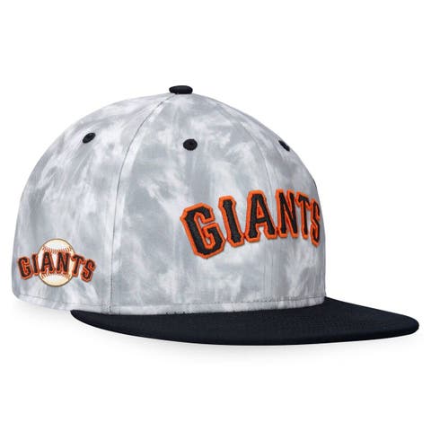 Men's Fanatics Branded Black/Orange San Francisco Giants Space-Dye Cuffed Knit Hat with Pom