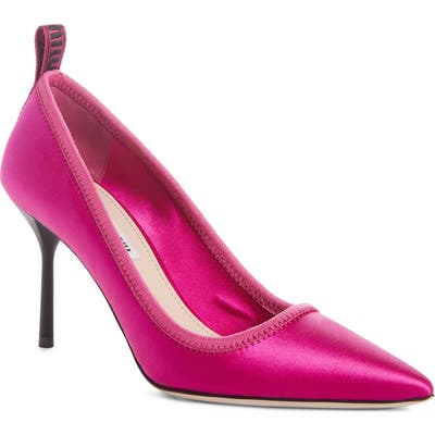 Miu Miu Pointy Toe Pump, Pink