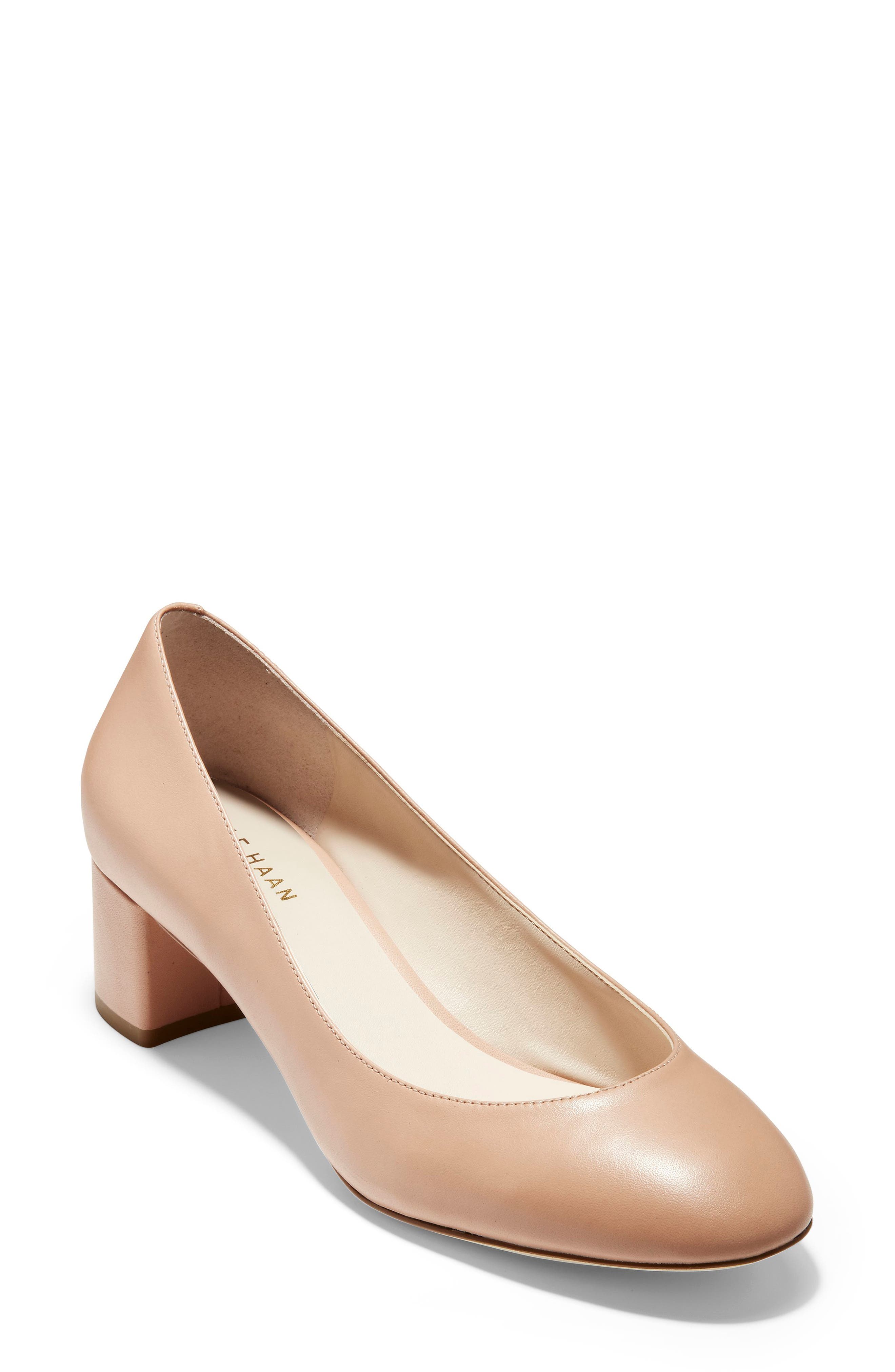 cole haan lesli block heel pump