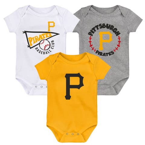 Newborn Orange/Heather Gray Houston Astros Little Slugger Two-Pack Bodysuit Set