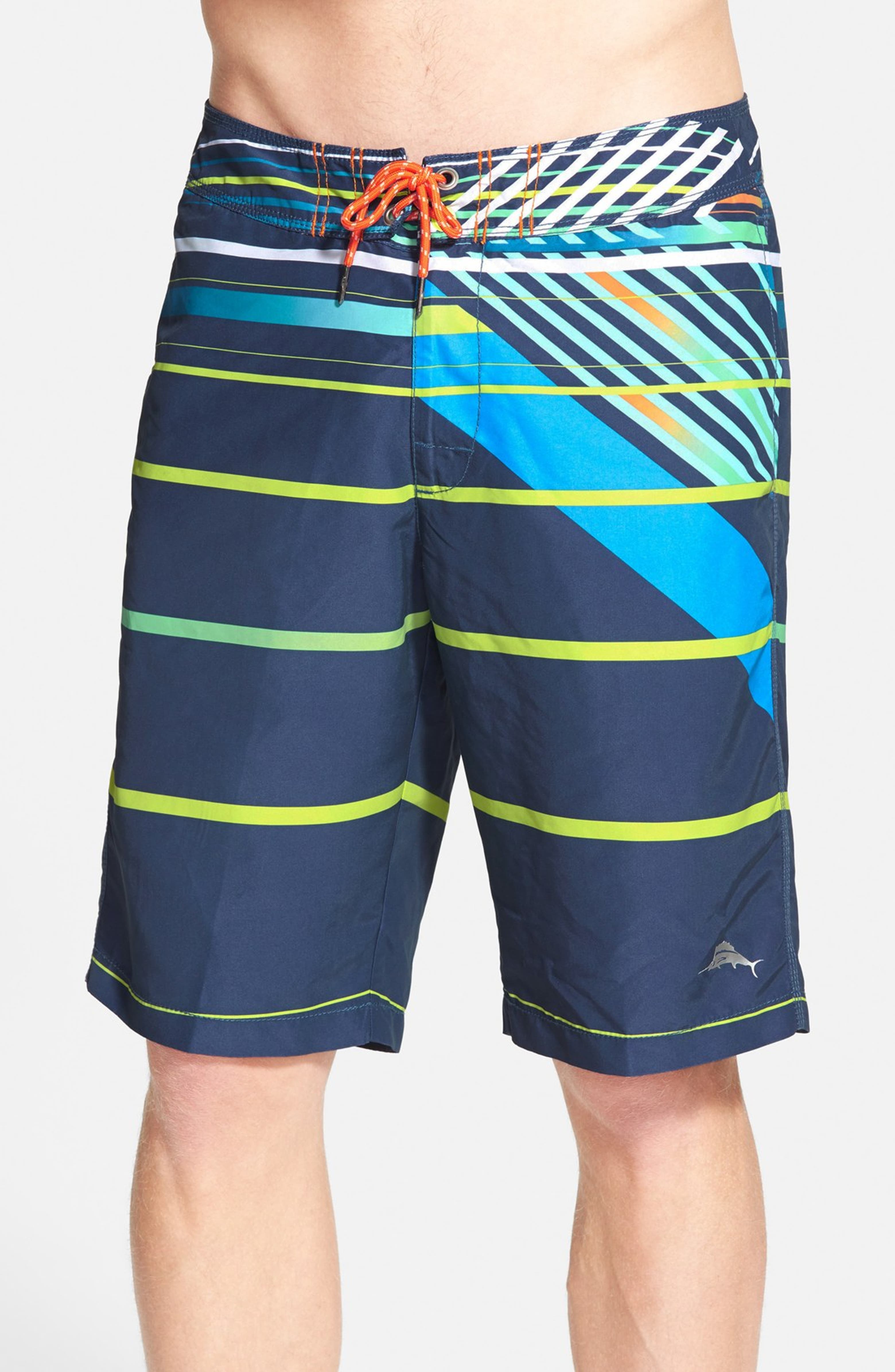 Tommy Bahama 'Waikiki Kickout' Stripe Board Shorts | Nordstrom