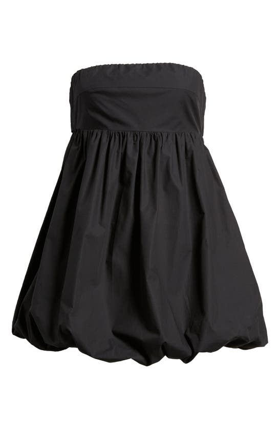 Shop Bp. Strapless Bubble Hem Minidress In Black Night
