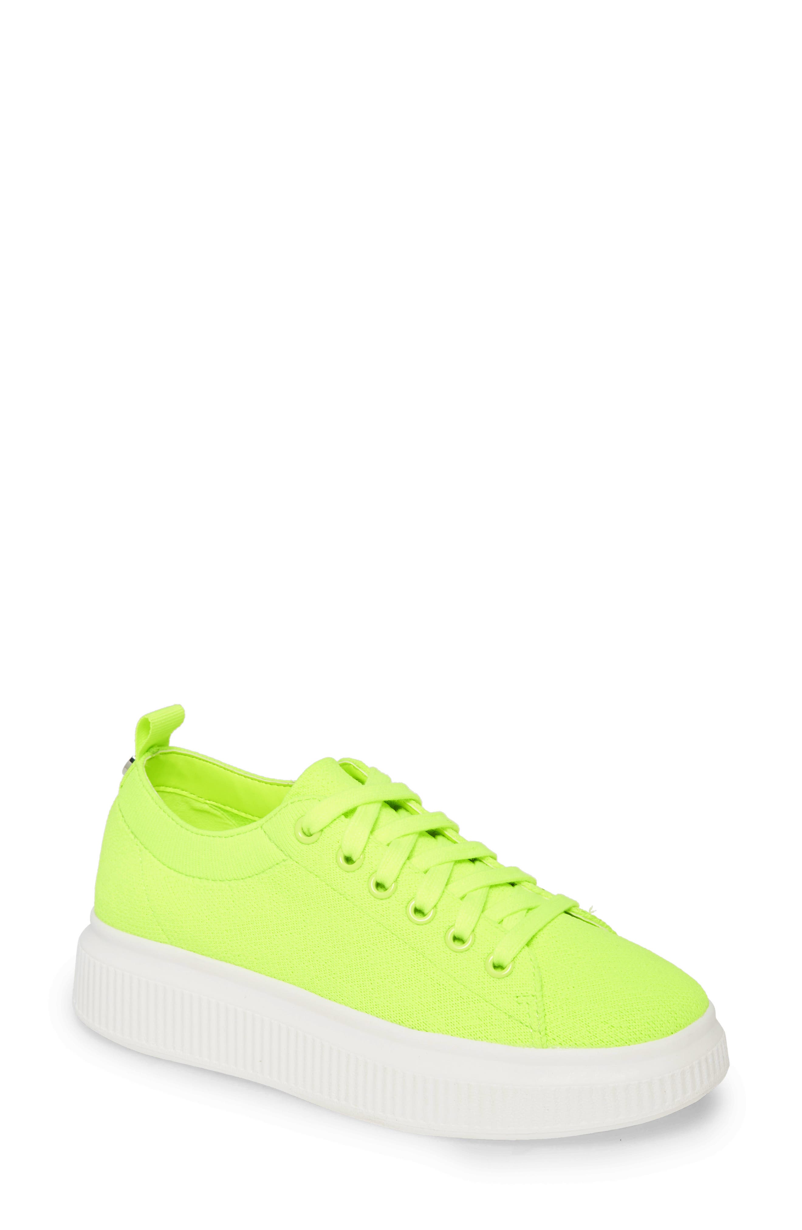 womens neon green sneakers