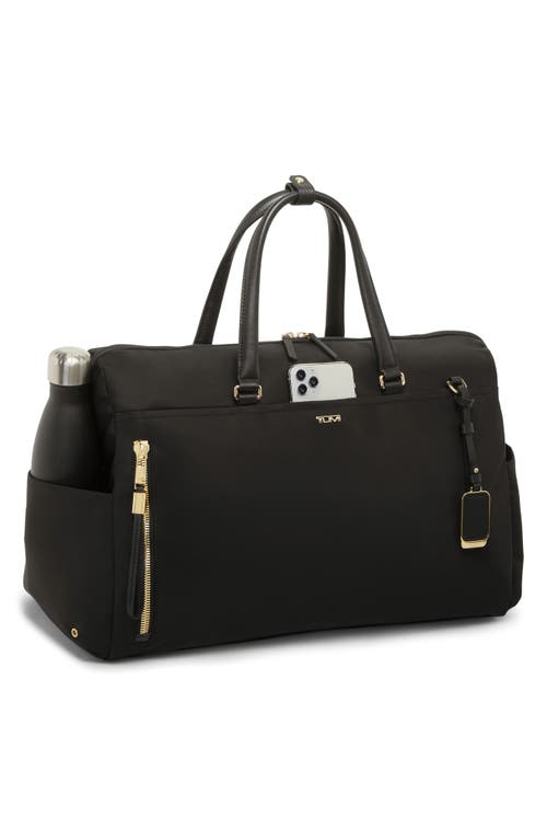 Shop Tumi Venice Duffle Bag In Black/gold