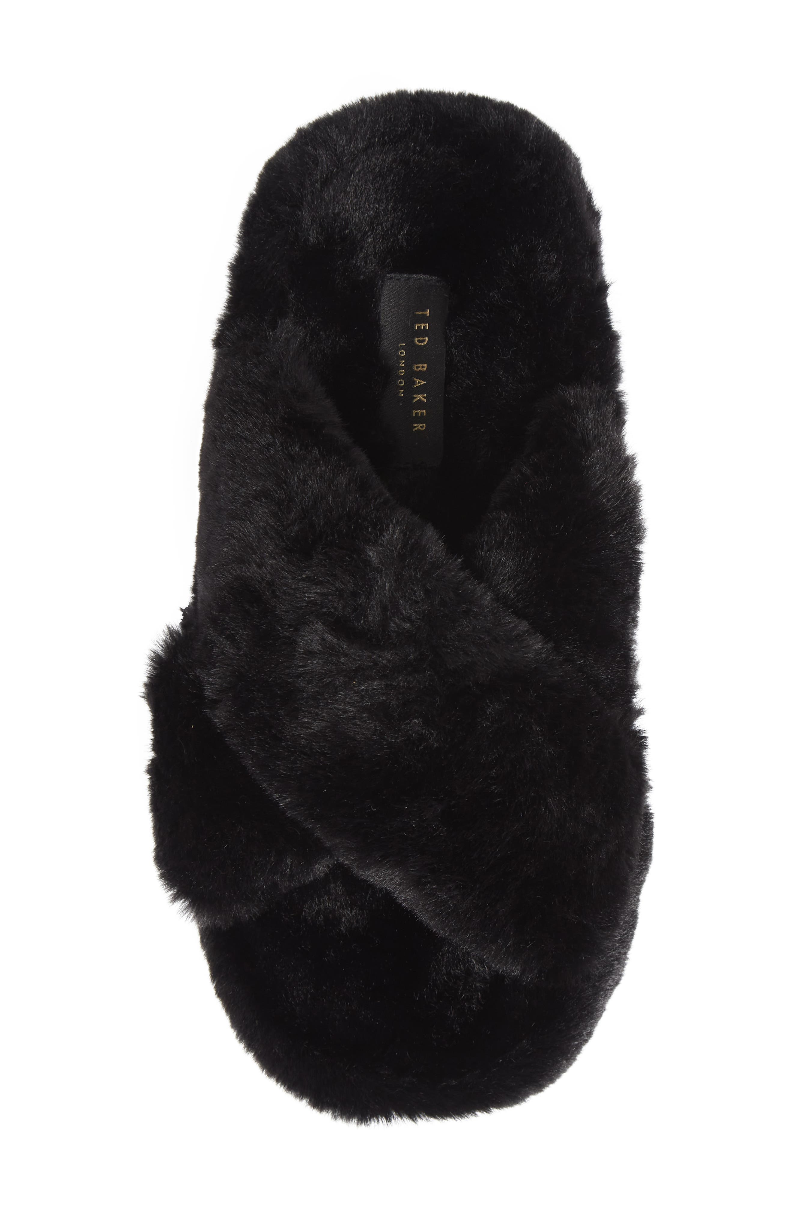 baker by ted baker faux fur trim dress