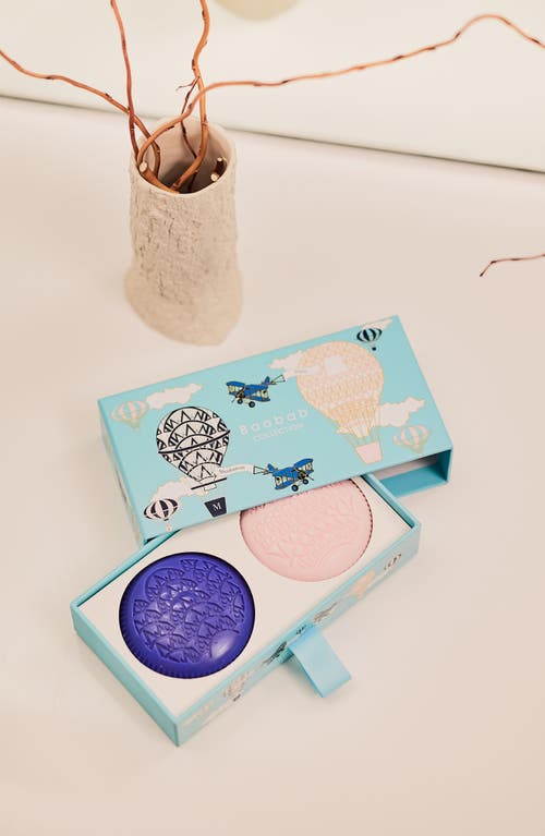 Baobab Collection Paris & Manhattan Soap Gift Box In Pink/blue