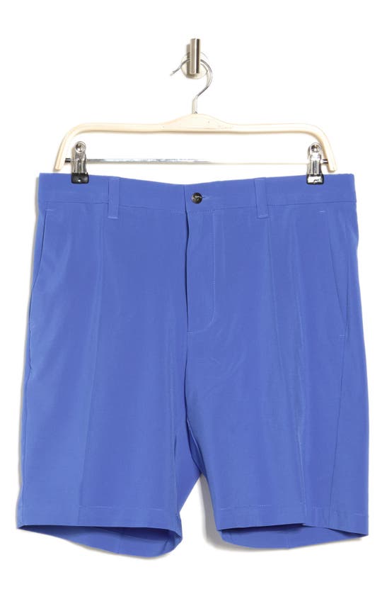 Callaway Golf 9" Flat Front Shorts In Amparo Blue