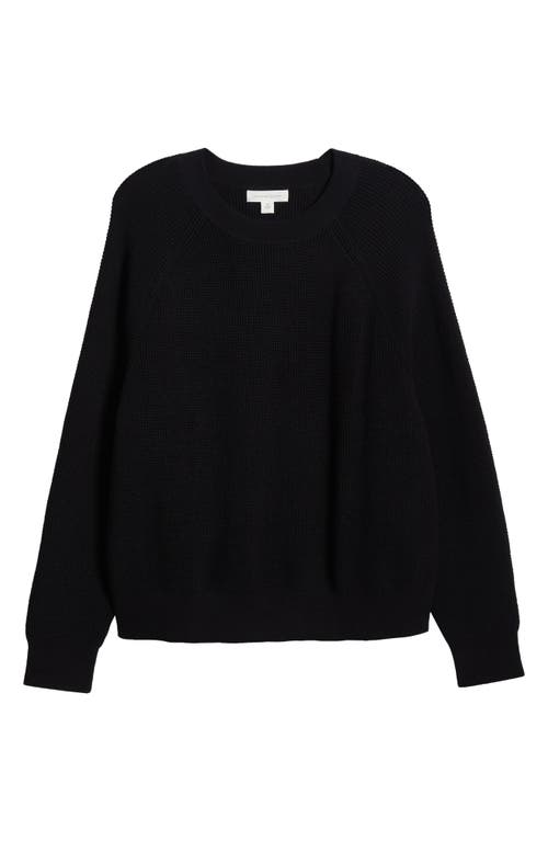 TREASURE & BOND TREASURE & BOND COTTON THERMAL STITCH SWEATER 