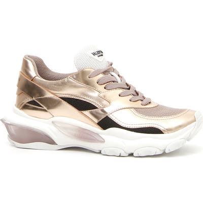 Valentino Garavani Bounce Low Top Sneaker, Metallic