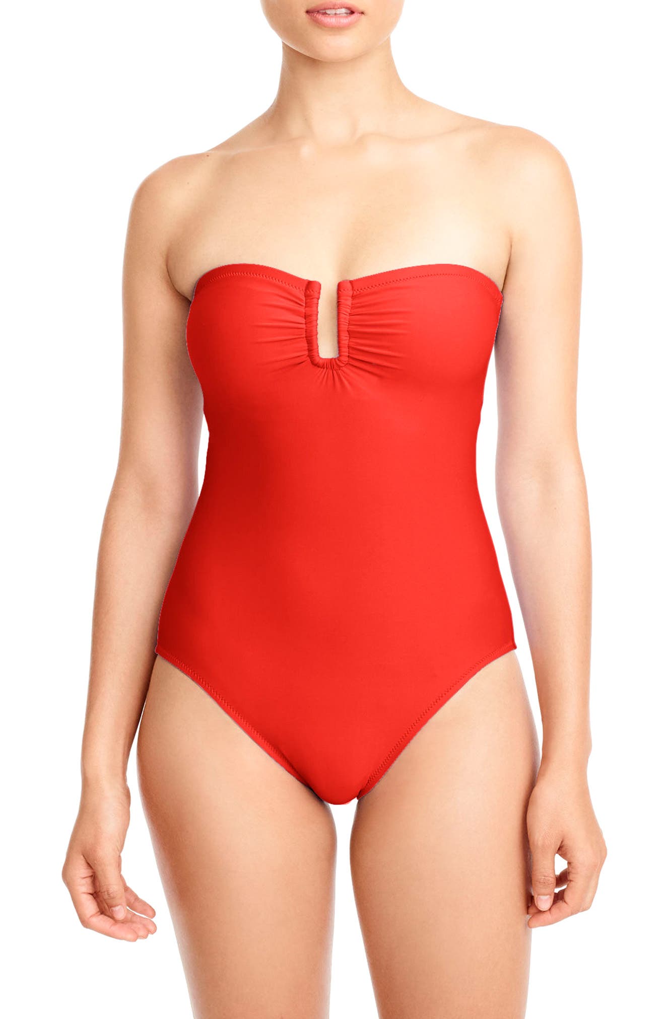 j crew bandeau one piece