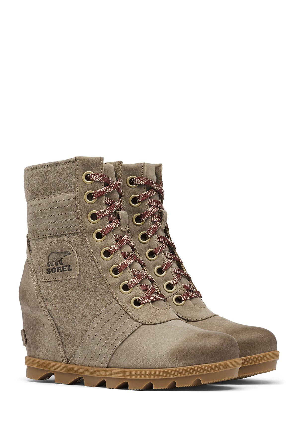 sorel lexie wedge khaki