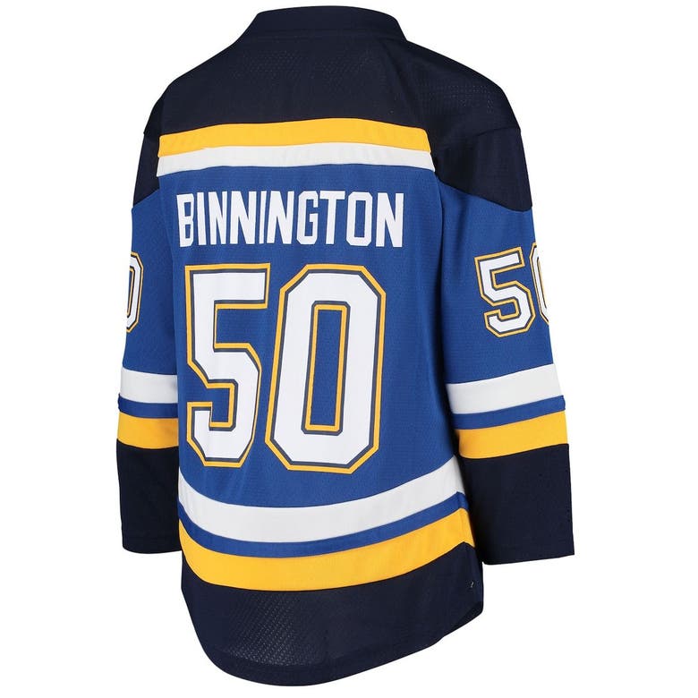 ST. LOUIS BLUES OUTERSTUFF INFANT HOME REPLICA BINNINGTON #50 HOME REP –  STL Authentics