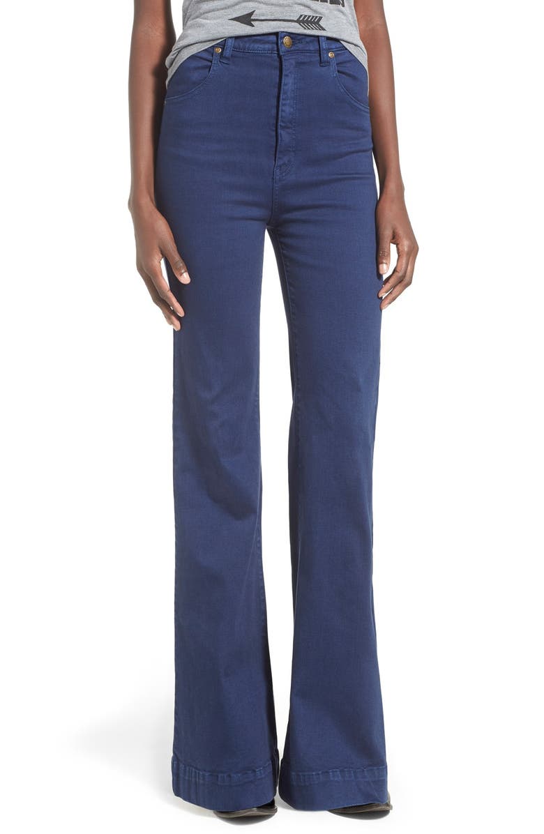 Rolla's 'East Coast' High Waist Flare Jeans (Blue) | Nordstrom
