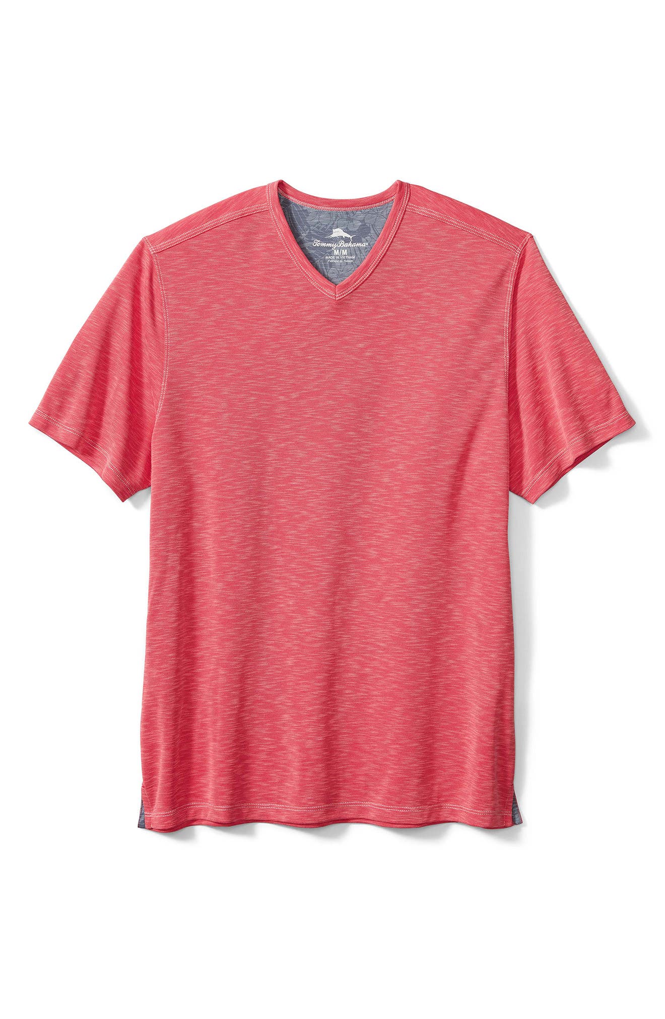 Tommy Bahama Palmetto Paradise V-Neck T-Shirt in Pink Plumeria at Nordstrom