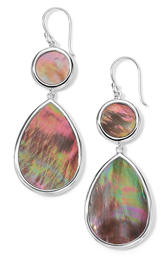 Shop Ippolita Rock Candy Double Drop Earrings In Silver