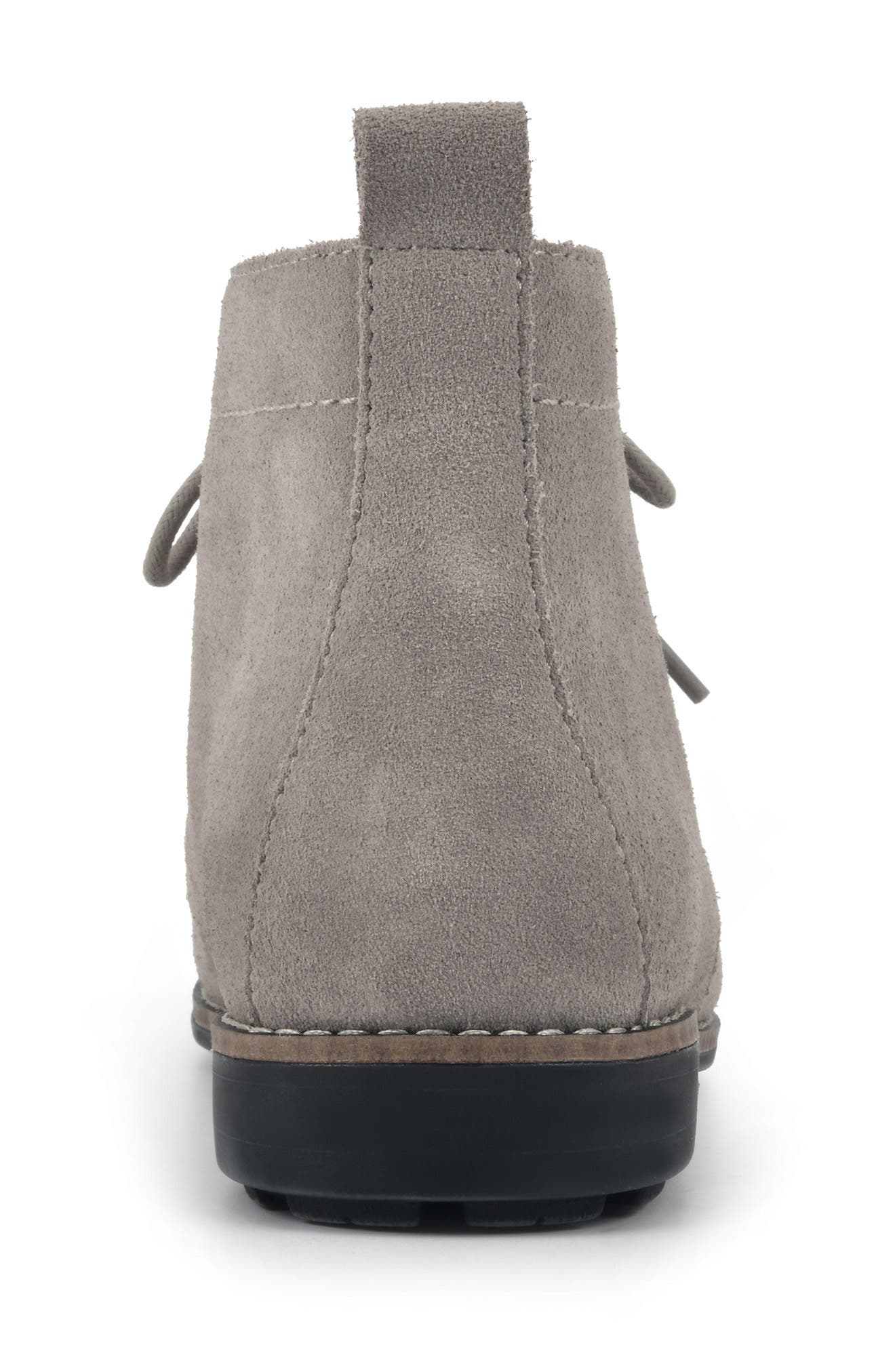 white mountain suede booties