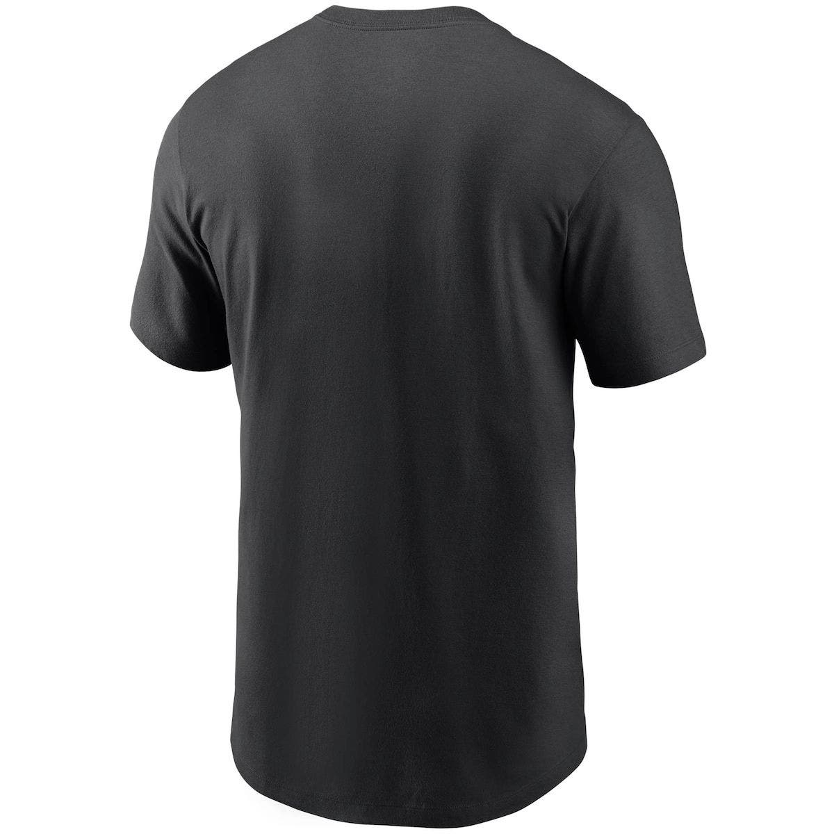 Jacksonville Jaguars Split Graphic T-Shirt Black Mens Crew Neck Short Sleeve 