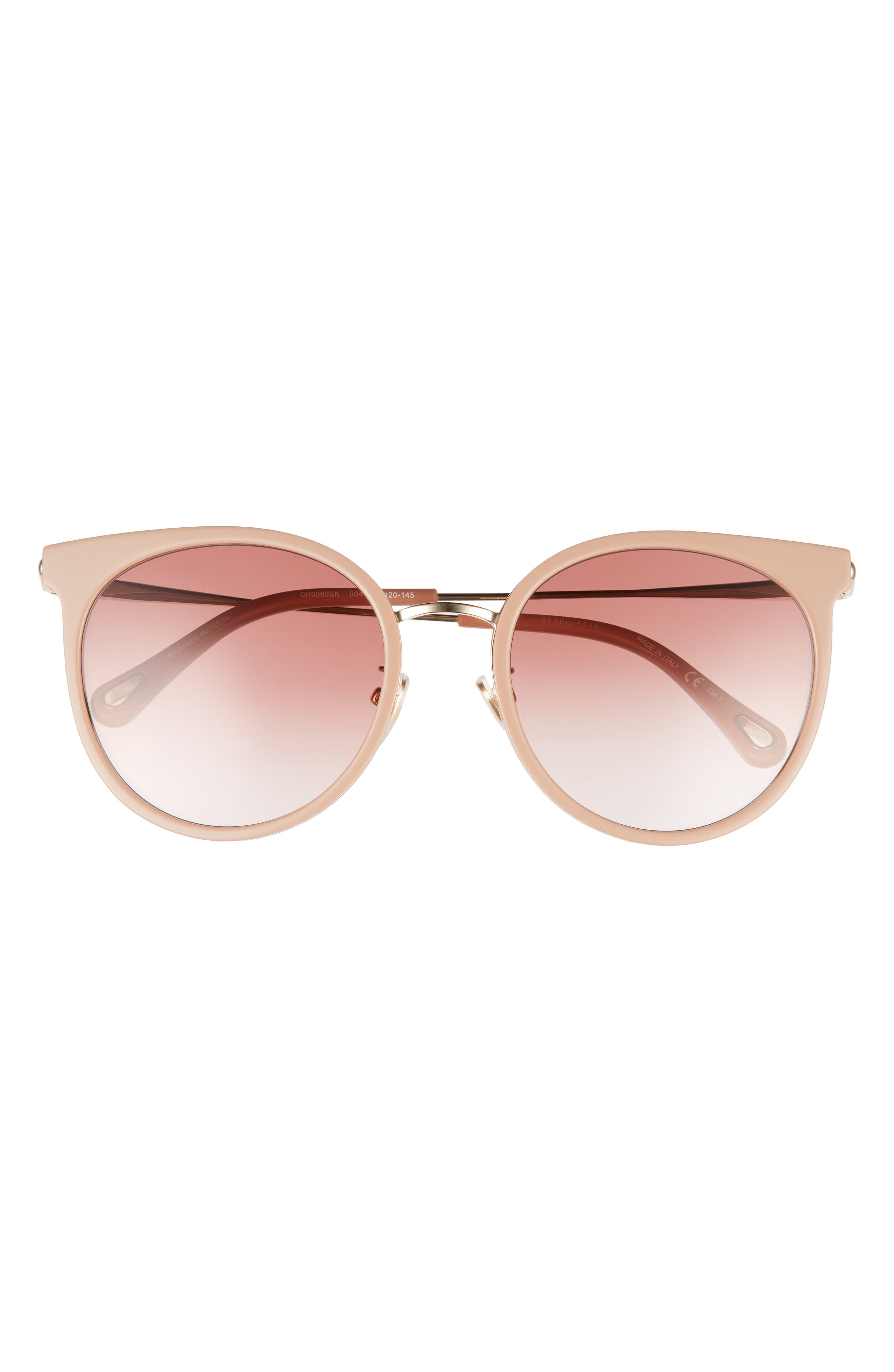 chloe 56mm round sunglasses