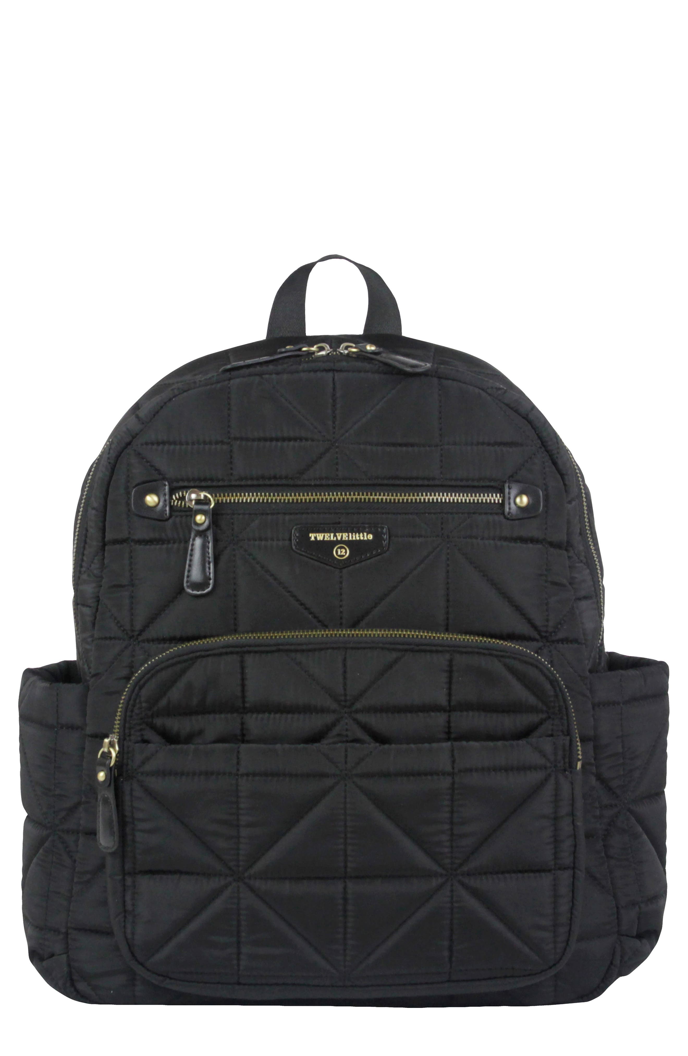 TWELVElittle Quilted Water Resistant Nylon Diaper Backpack Nordstrom