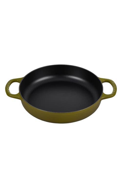 Le Creuset Signature Enamel Cast Iron Everyday Pan In Olive