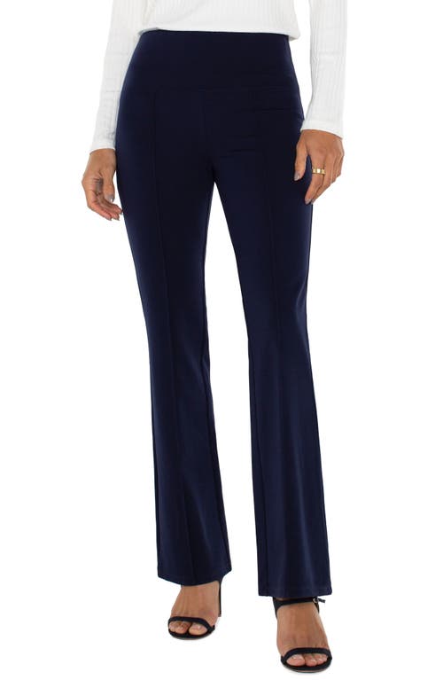 Shop Liverpool Pearl High Waist Flare Leggings In Cadet Blue