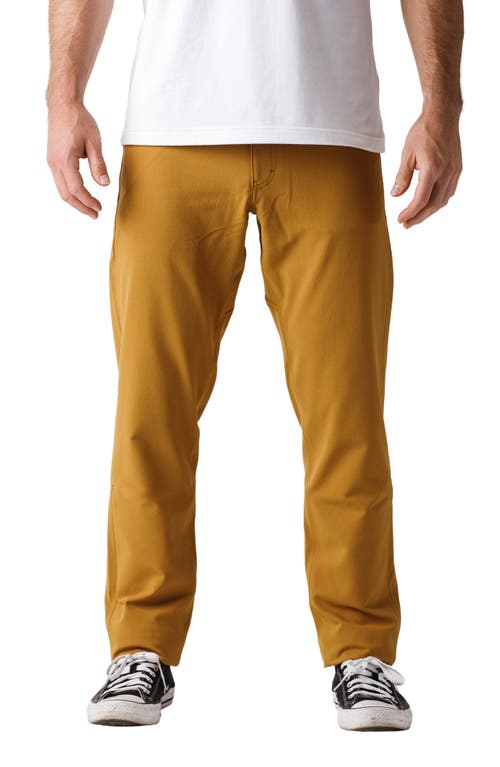 Diversion 30-Inch Water Resistant Travel Pants in Canyon