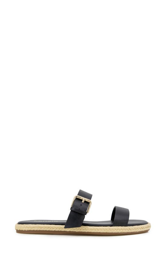 Shop Kensie Flora Espadrille Slide Sandal In Black