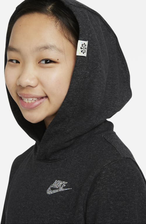 Shop Nike Sportswear Bk Fleece Hoodie In Black/white