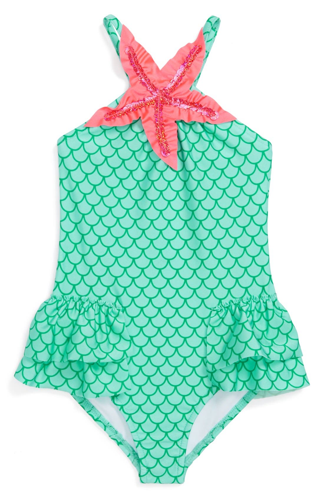 Love U Lots 'Mermaid' OnePiece Swimsuit (Toddler Girls) Nordstrom