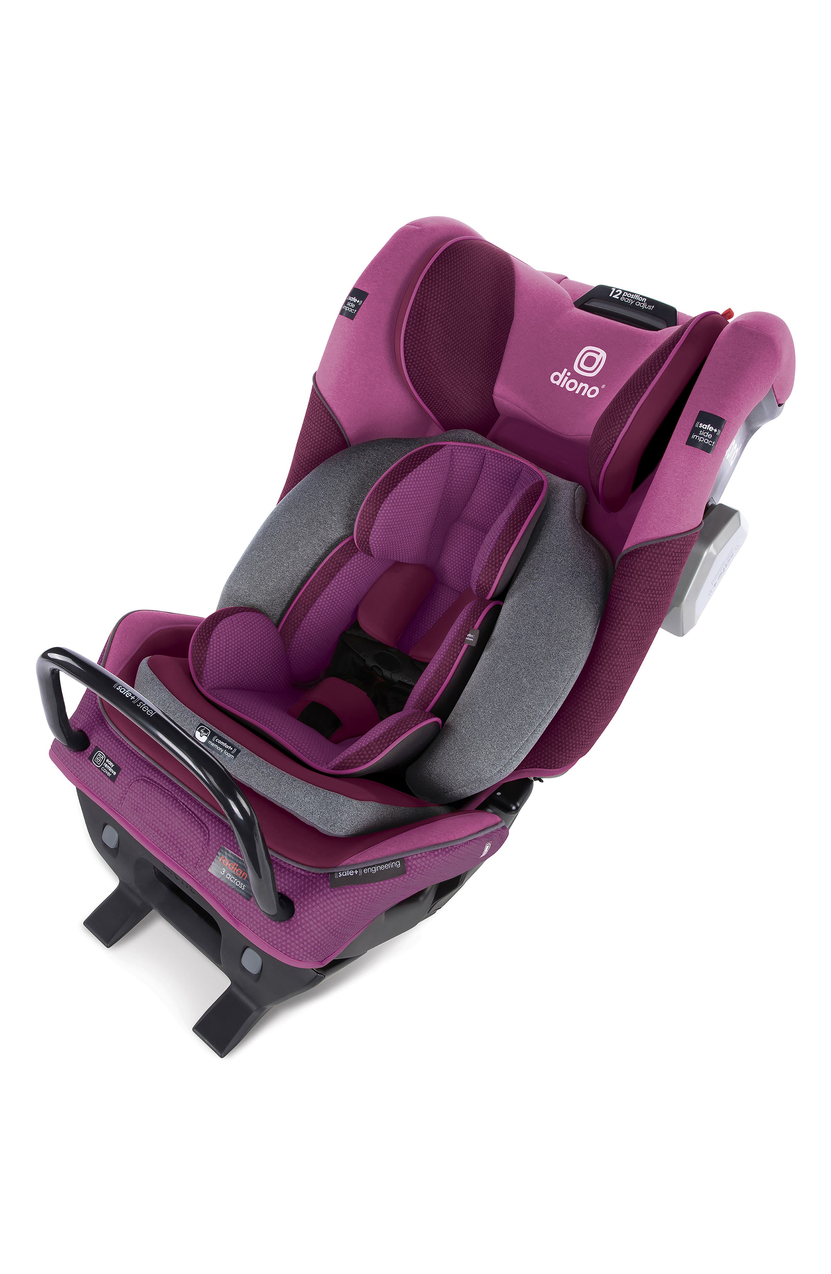 Infant Diono Radian 3Qxt All-In-One Convertible Car Seat, Size One Size - Purple