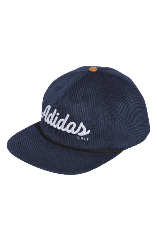 Adidas Golf Corduroy Golf Hat In Collegiate Navy