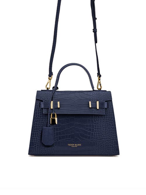 Teddy Blake Ava Croco 11" In Blue Jeans