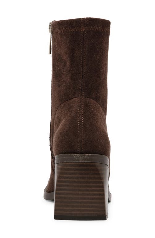 Anne Klein Astrid Boot In Chocolate Microsuede