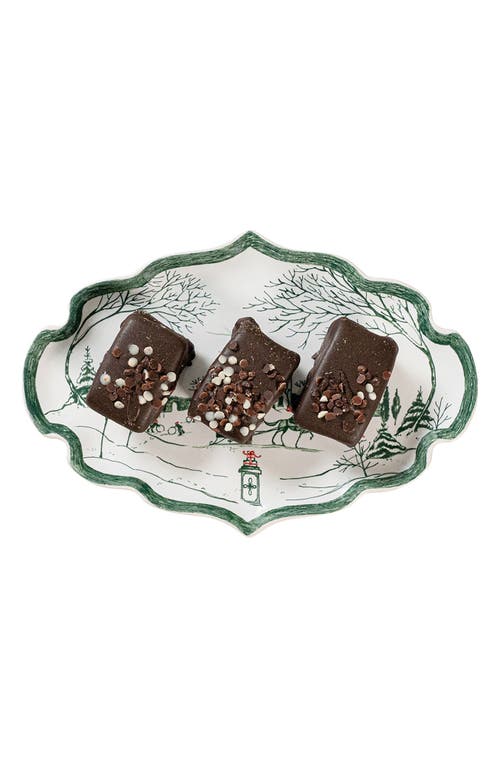 Shop Juliska Country Estate Winter Frolic Tray In Evergreen