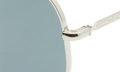 Shop Ray Ban Ray-ban New Aviator 62mm Oversize Pilot Sunglasses In Silver/blue