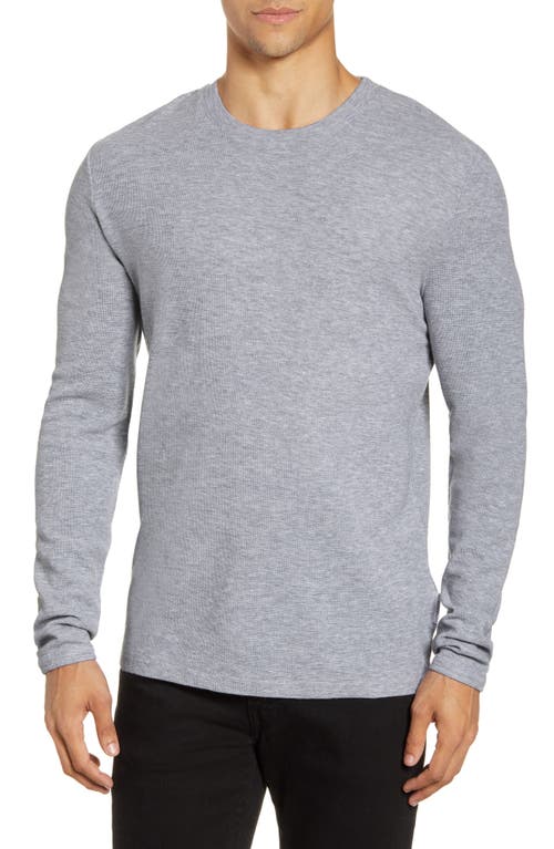 Clive 3323 Slim Fit Long Sleeve T-Shirt in Grey Melanage