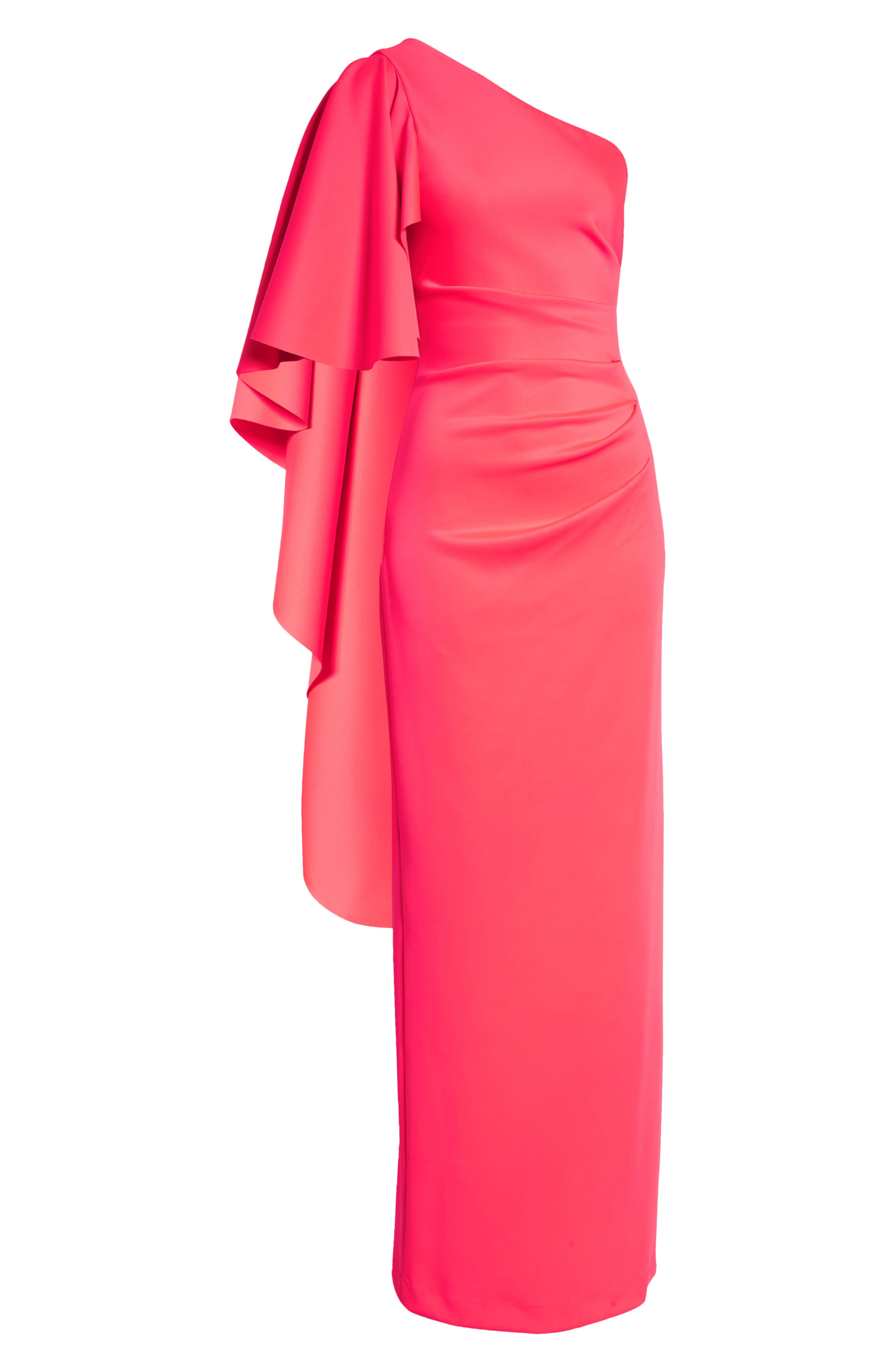 Black Halo Odella One-Shoulder Gown 
