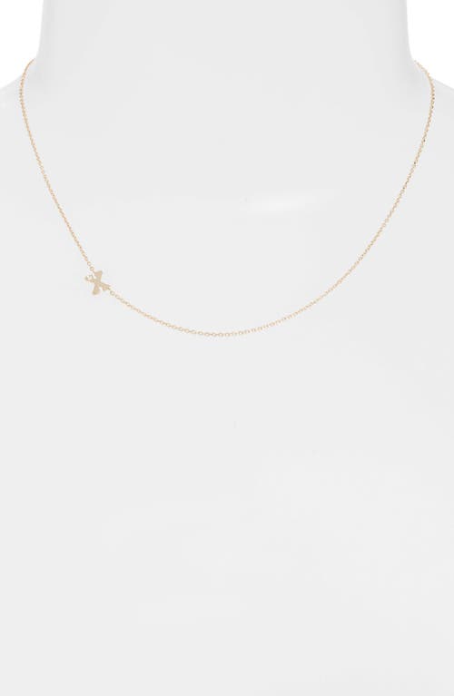 Anzie Diamond Initial Necklace In X