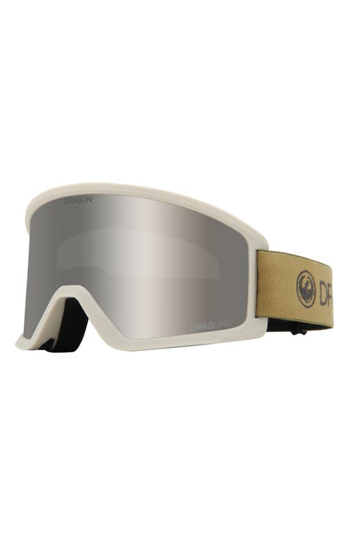 DRAGON DX3 OTG Snow Goggles with Ion Lenses in Blockbiege Llsilverion