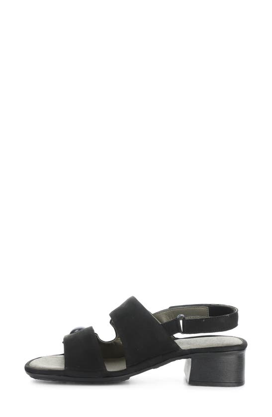 Shop Fly London Ebla Slingback Sandal In 000 Black Cupido