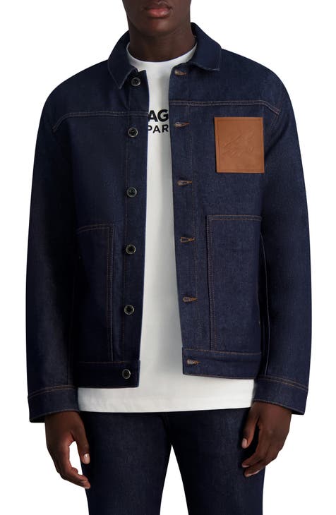 Nordstrom rack mens denim hot sale jacket