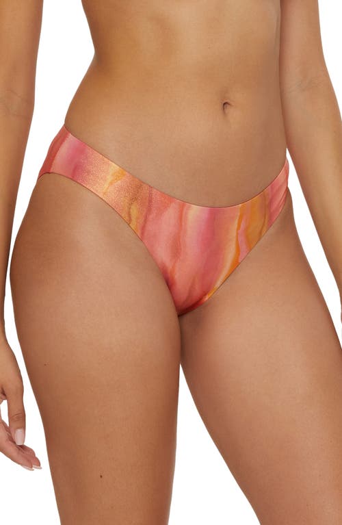 Shop Becca Solar Energy Hipster Bikini Bottoms In Orange Multi