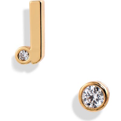 Kate Spade New York Initial Mismatched Stud Earrings