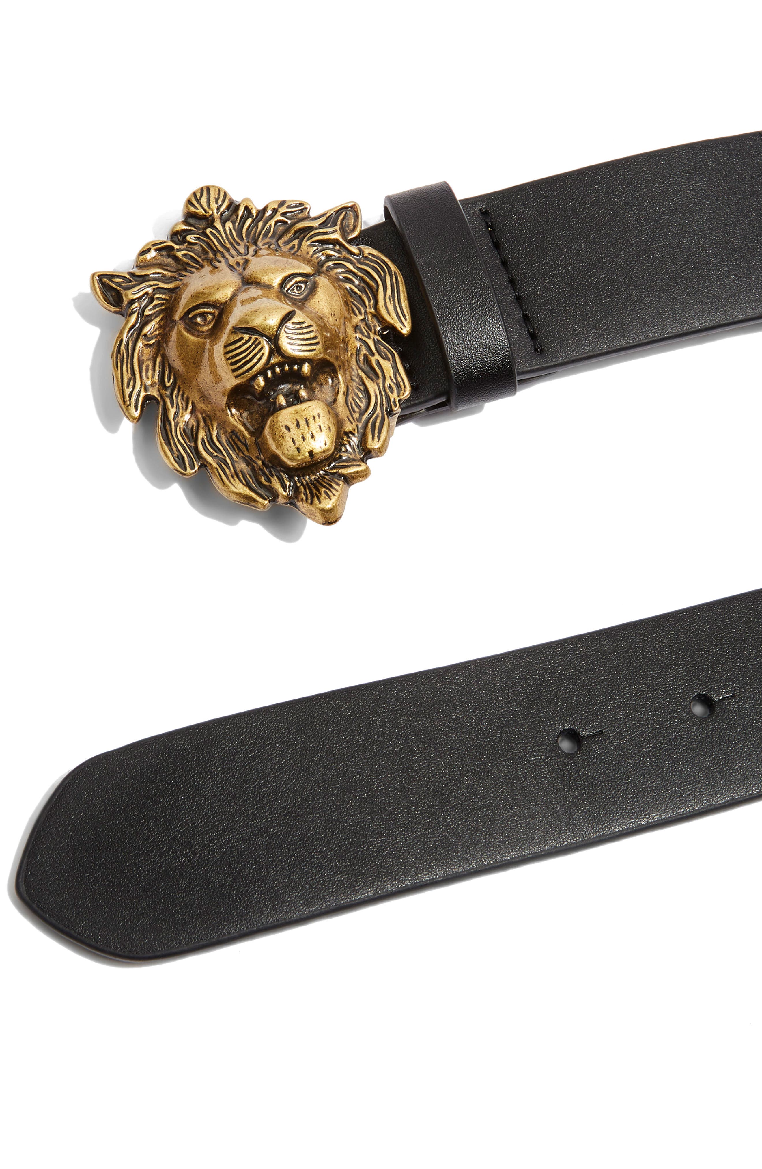lion head belt