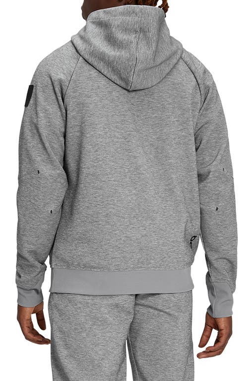On Full Zip Hoodie In Grey