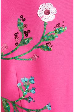 kate spade new york floral embellished fit & flare dress | Nordstrom