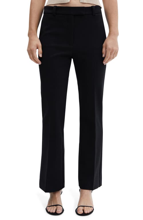 MANGO Flare Leg Pants in Black at Nordstrom, Size 6